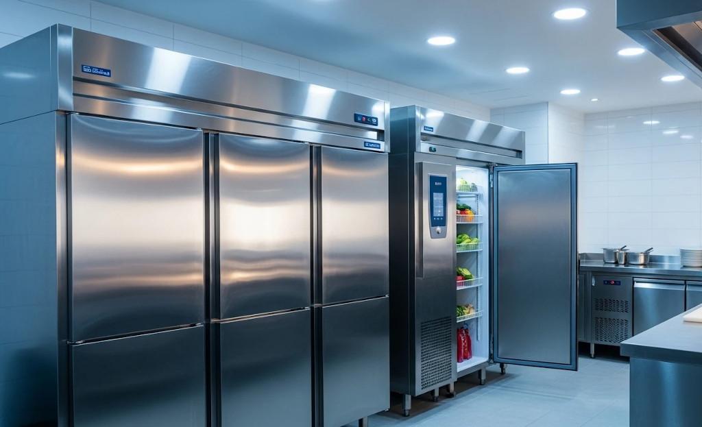 Supermarket commercial display refrigeration units
