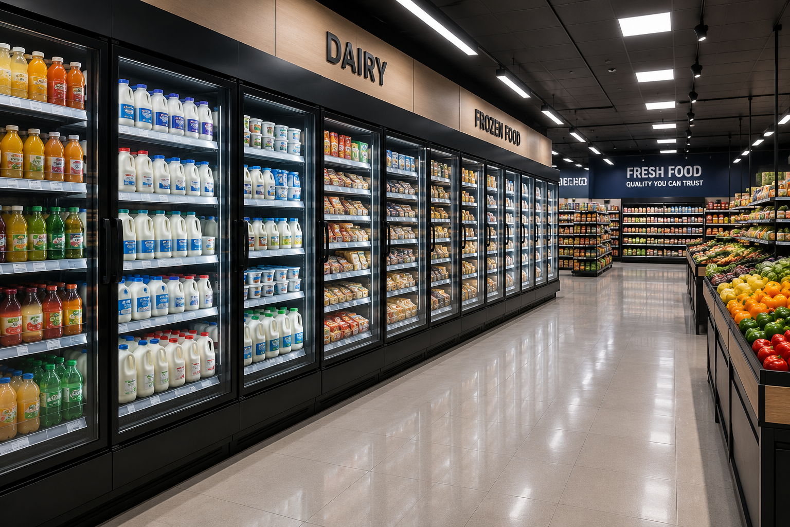 Supermarkets - Frosstec commercial refrigeration solutions
